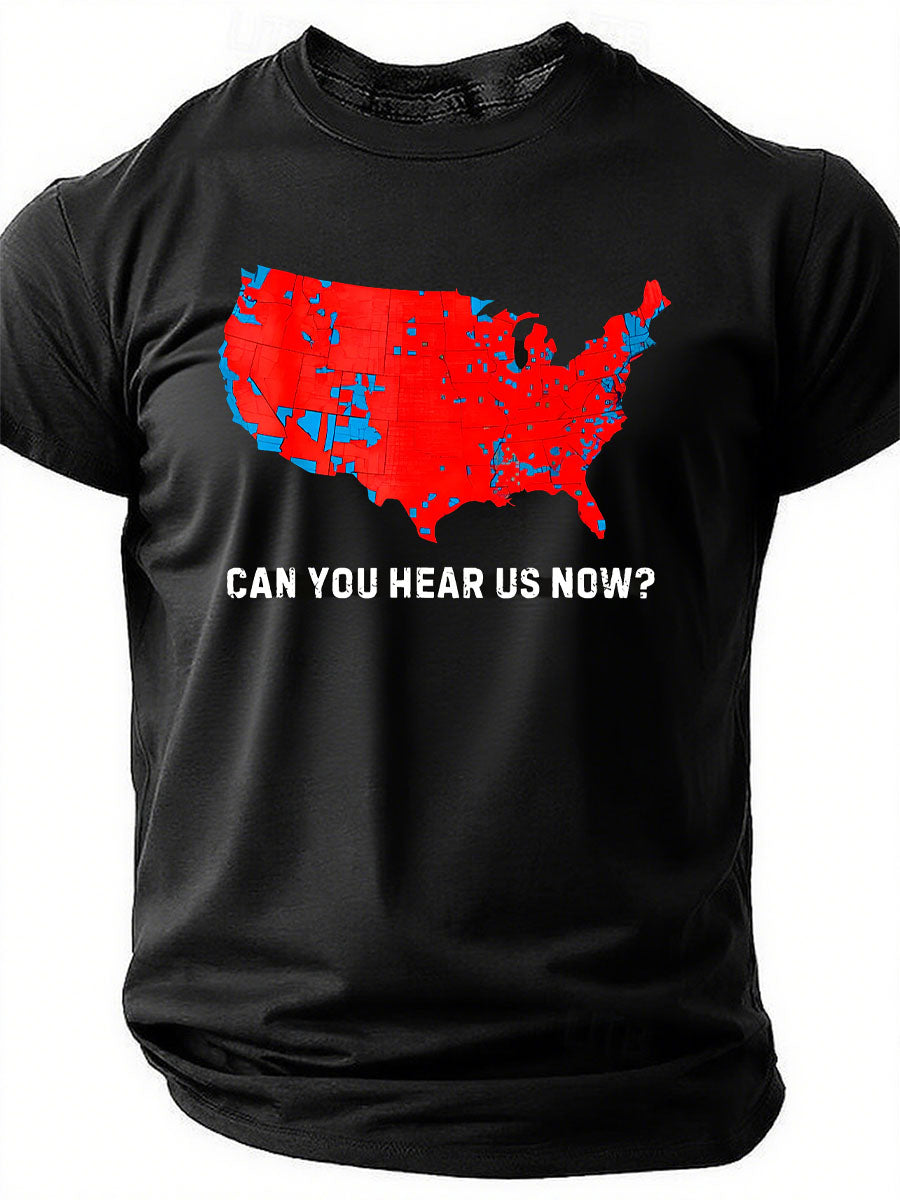 Can You Hear Us Now Cotton T-Shirt