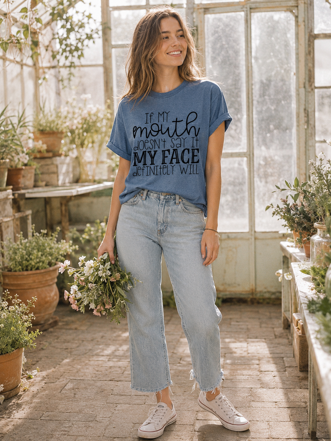 Si ma bouche mode lettre imprimer femmes Slogan T-Shirt