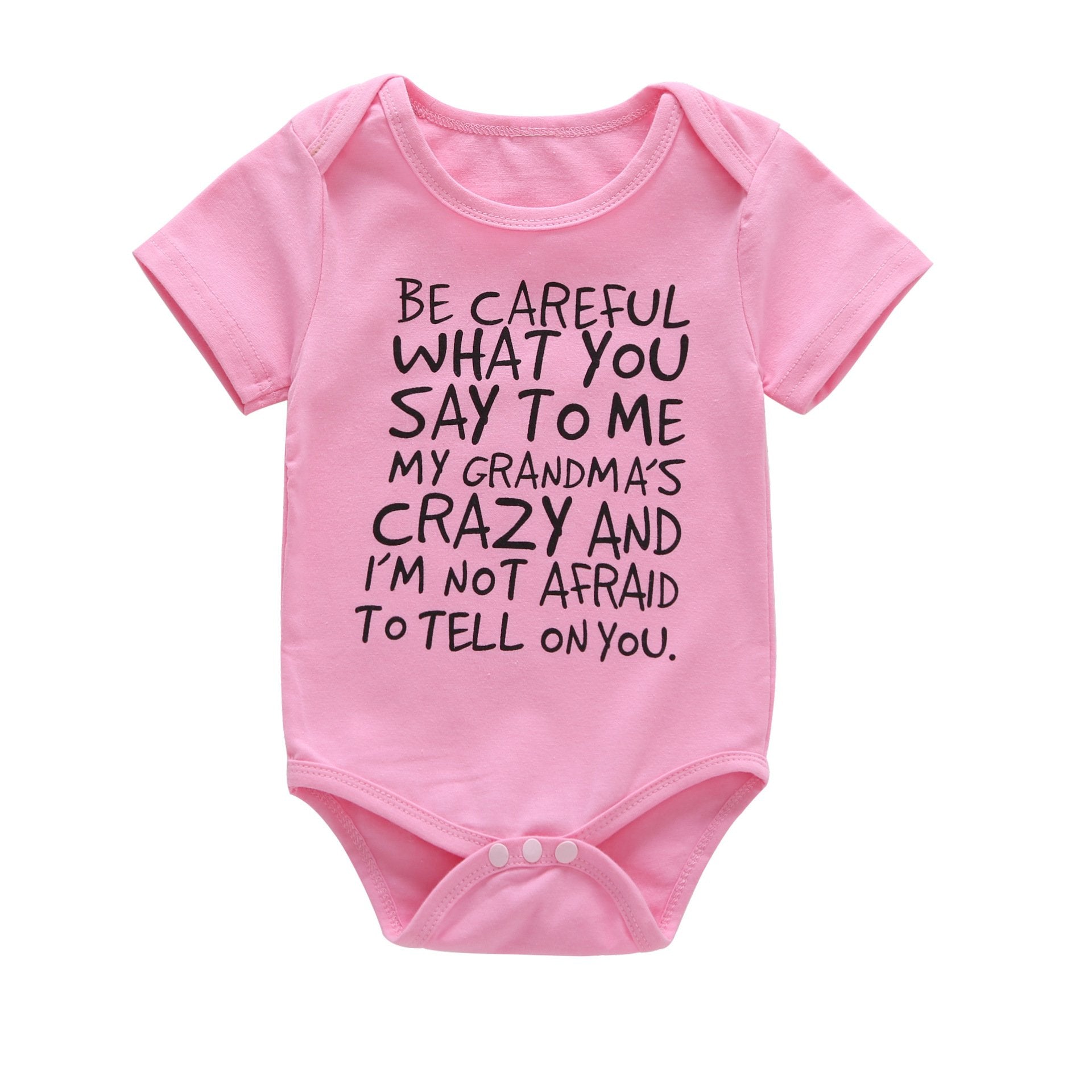 Comfy Cute Letter Romper