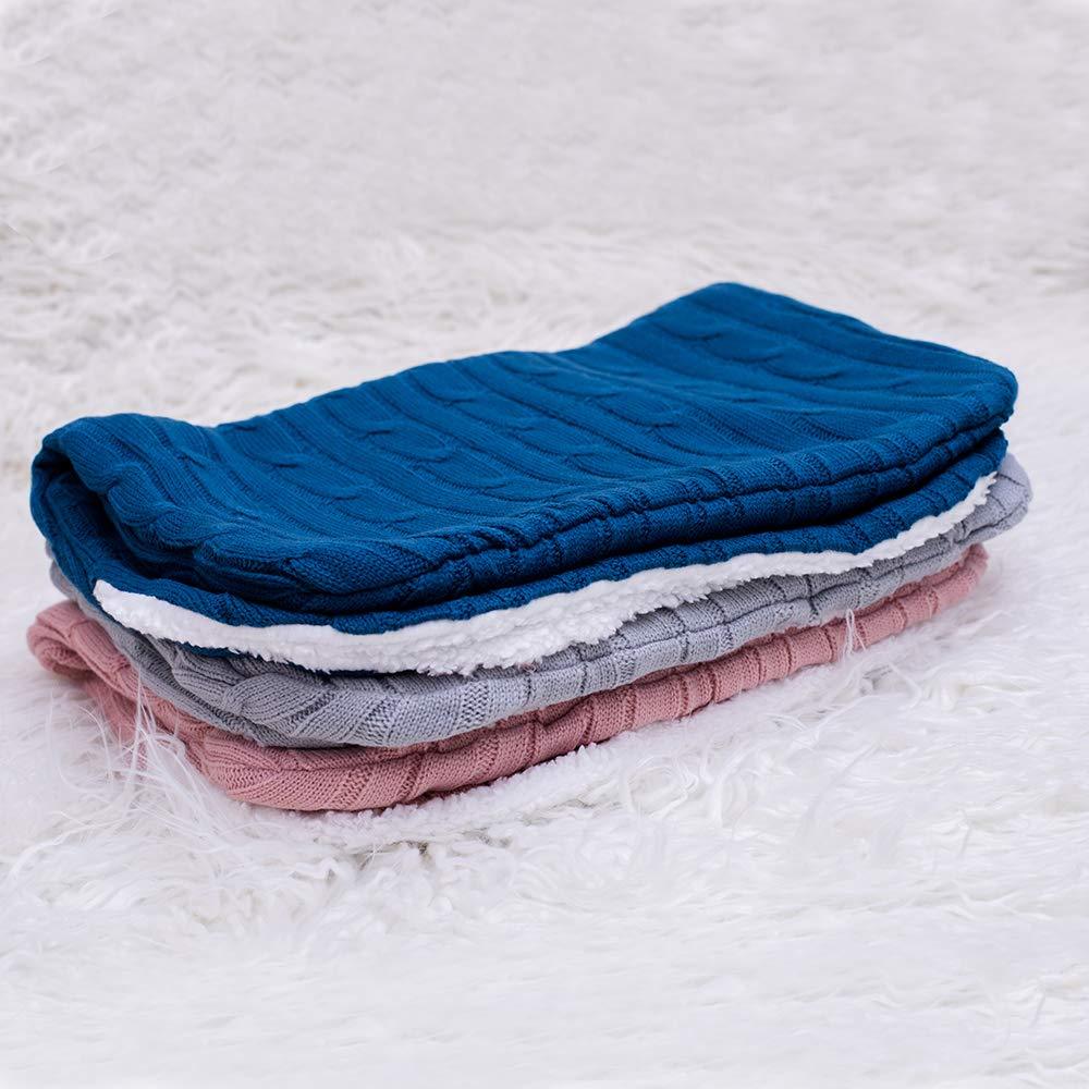 Baby Girls Boys Wrap Swaddle Blankets Knit Sleeping Bag