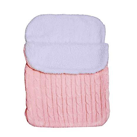 Baby Girls Boys Wrap Swaddle Blankets Knit Sleeping Bag