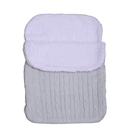 Baby Girls Boys Wrap Swaddle Blankets Knit Sleeping Bag
