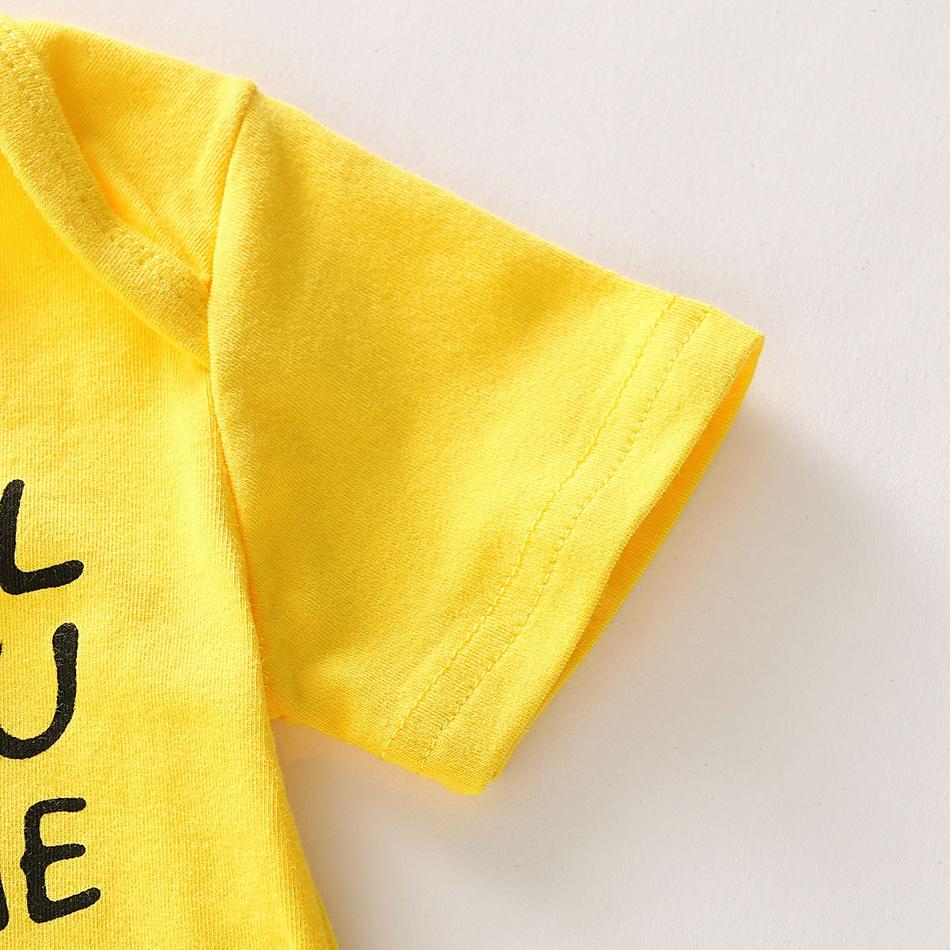 Barboteuse imprimée lettre quotidienne confortable pour bébé