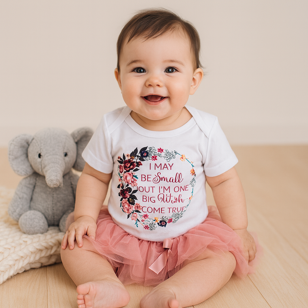 Haut et jupe tutu à imprimé floral et à volants pour bébé