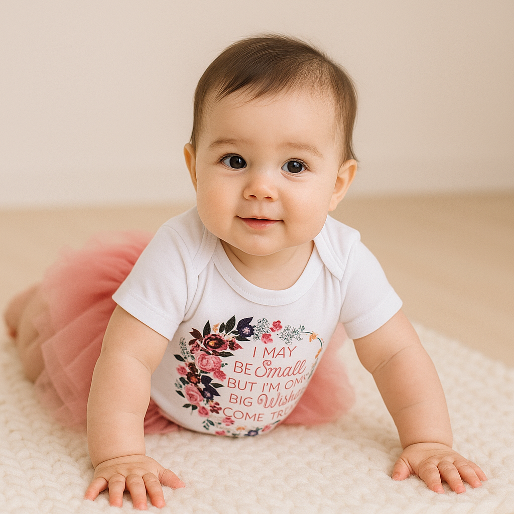 Haut et jupe tutu à imprimé floral et à volants pour bébé