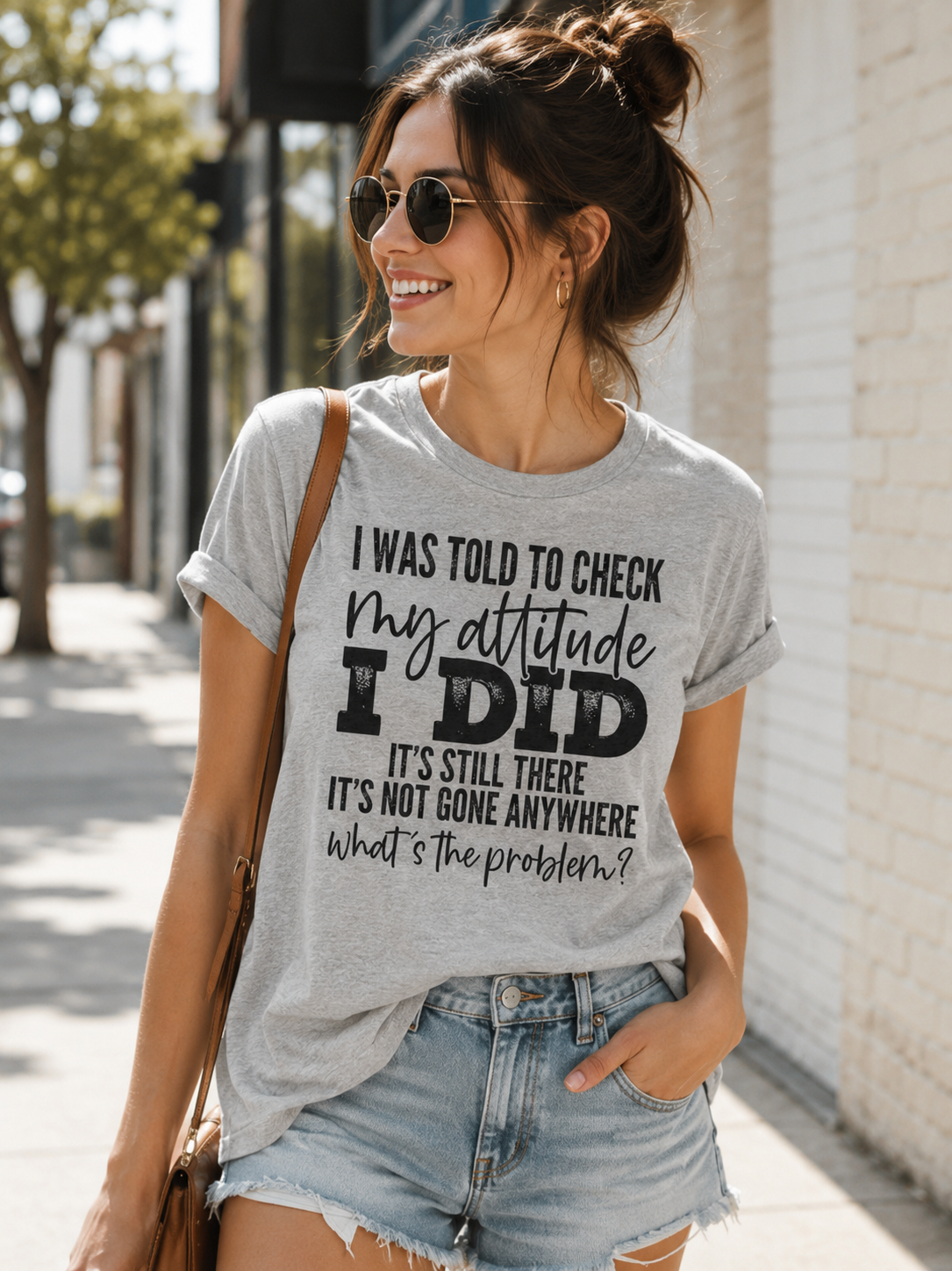 On m'a dit de vérifier le T-Shirt avec slogan imprimé pour femmes 