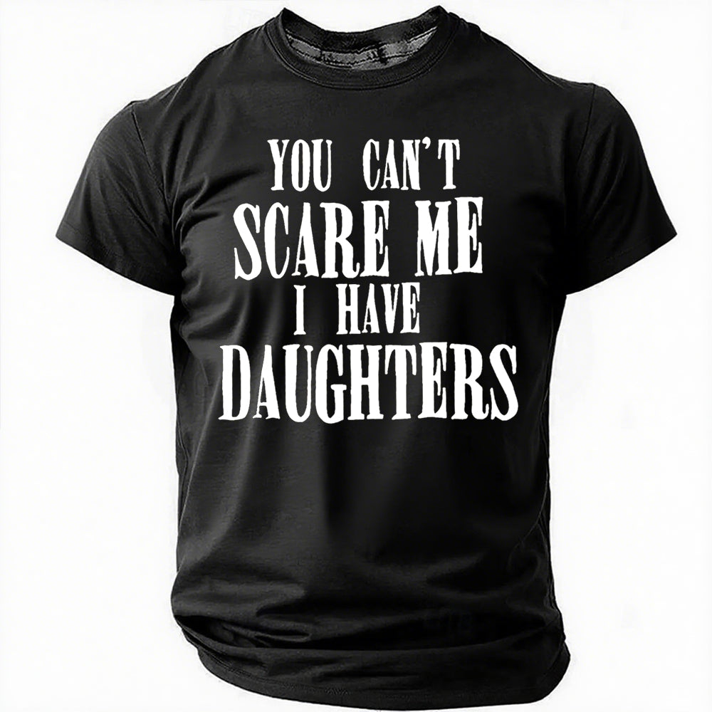 Vous ne pouvez pas me faire peur T-shirt avec slogan imprimé pour hommes