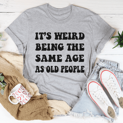 It's Weird Print Women Slogan T-Shirt