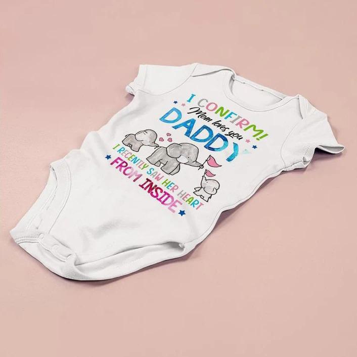 Cartoon Elephant Printed Baby Romper