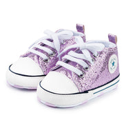 Lovely Allover Sequins Non-Slip Baby Shoes