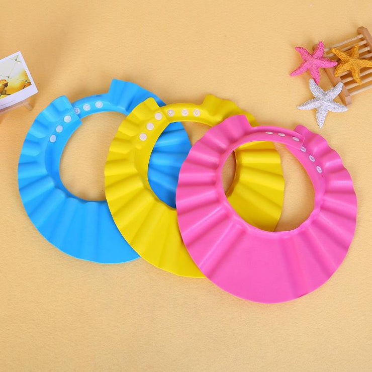 1PC Baby Shampoo Shower Cap Adjustable Bathing Bath Protect Cap