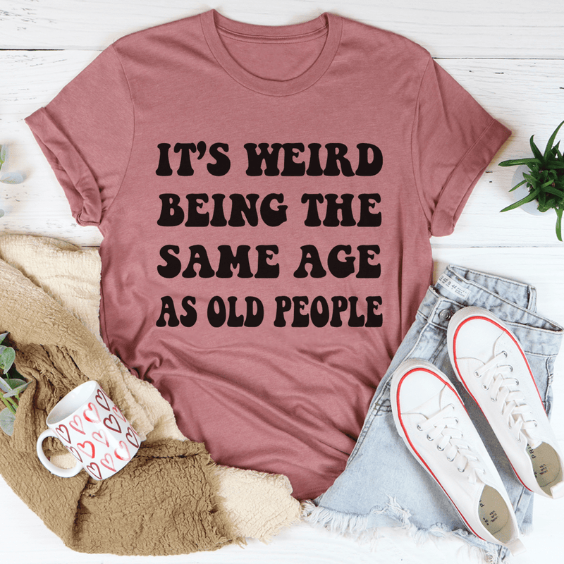 It's Weird Print Women Slogan T-Shirt