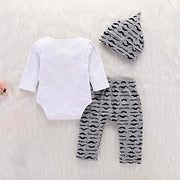 "LADIES I HAVE ARRIVED" Bodysuit and Pants with Hat Set