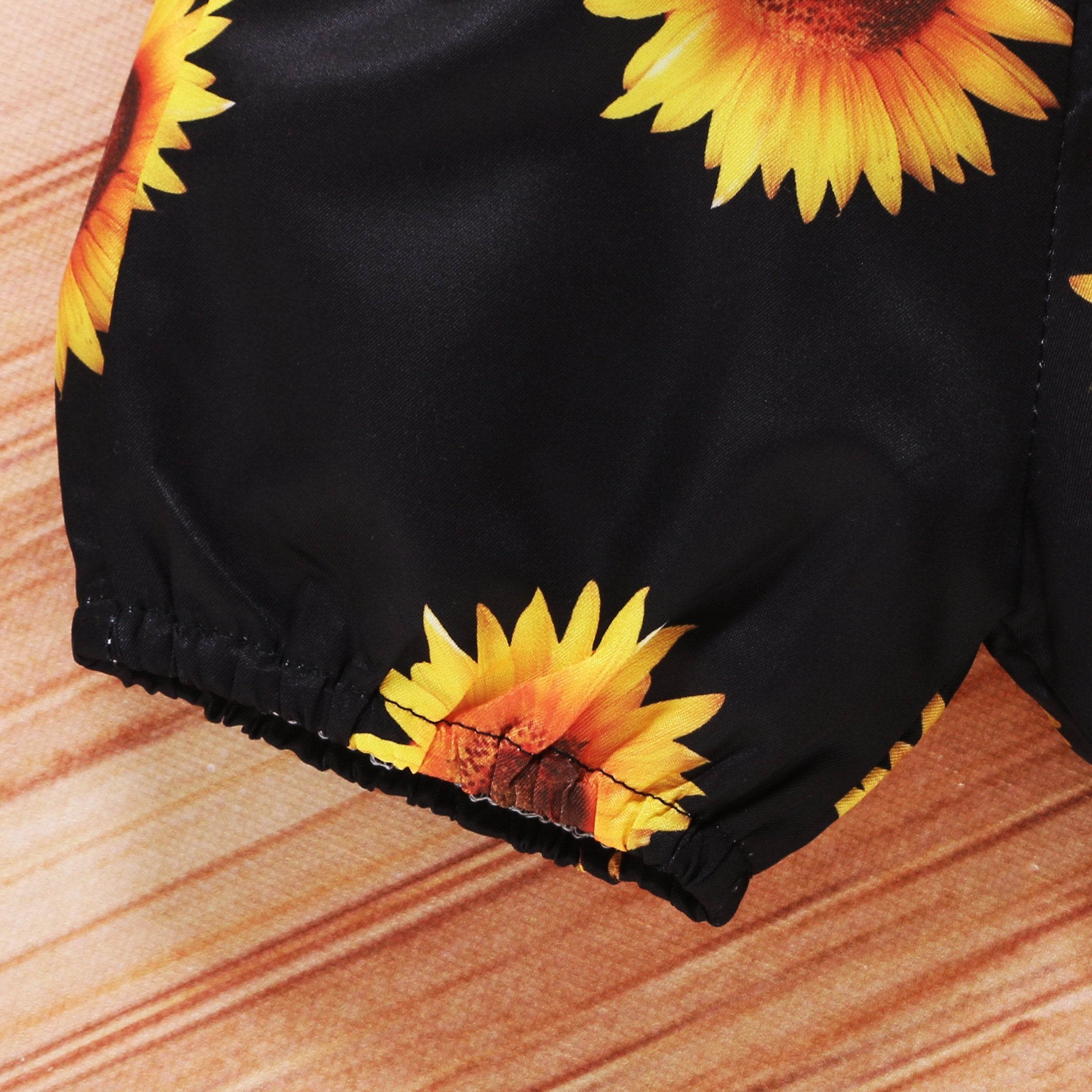 "Little miss sassy pants" Sunflower Short Baby Set