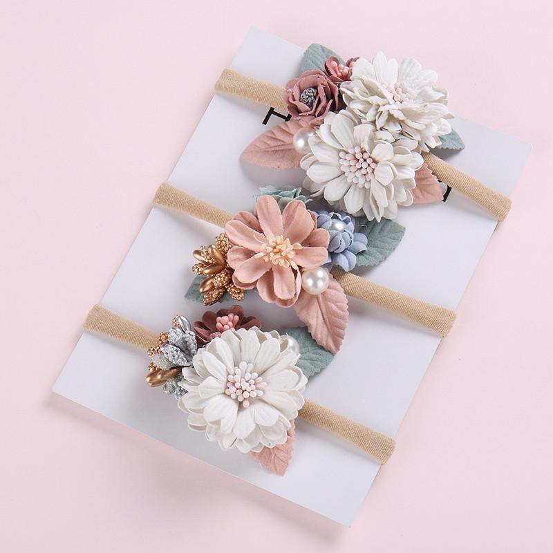 Lovely 3D Floral Printed Baby Headband