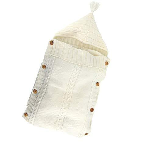 Newborn Baby Wrap Swaddle Blanket Knit Sleeping Bag