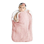 Baby Girls Boys Wrap Swaddle Blankets Knit Sleeping Bag