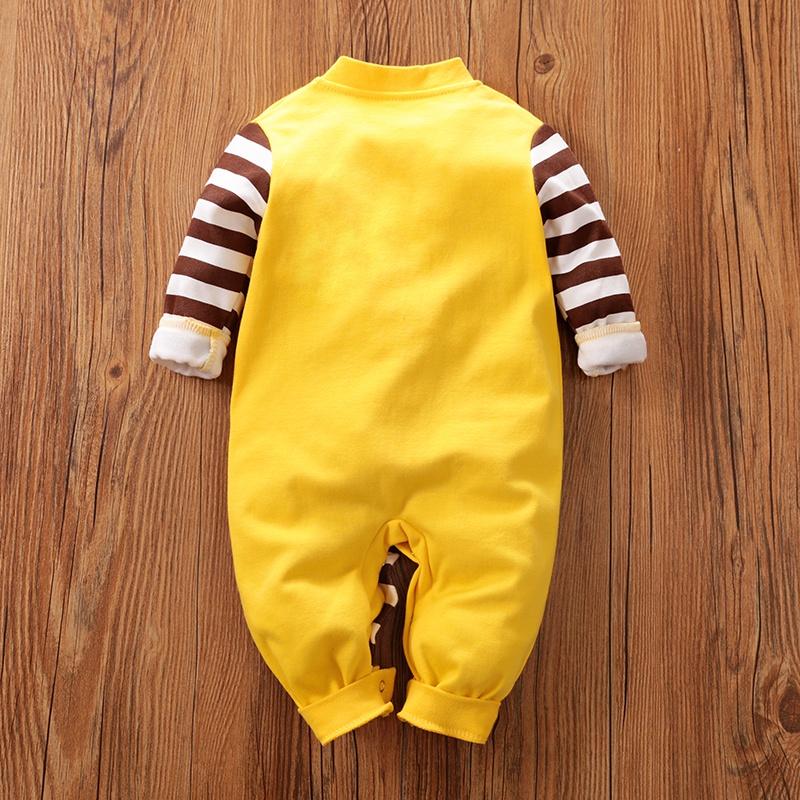 Baby Giraffe Pocket Design Jumpsuit